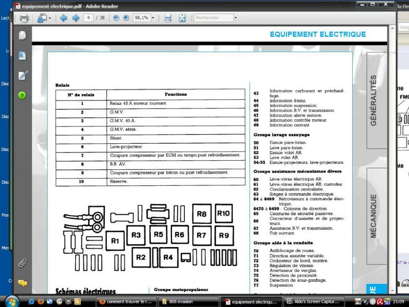 Schema electrique evasion