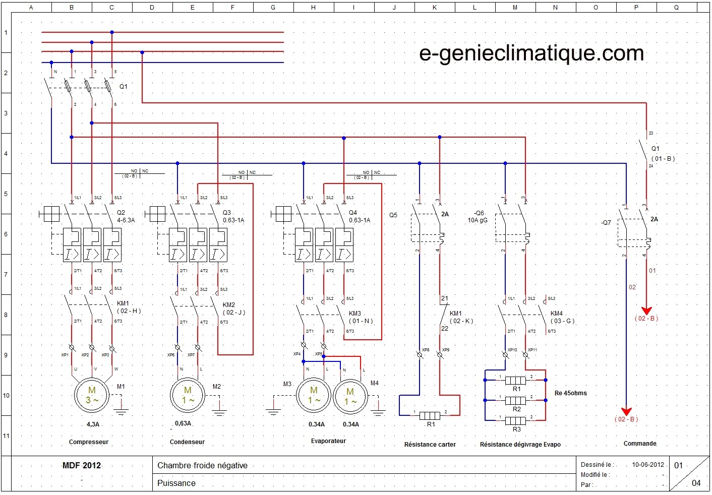 Schema electrique pump down