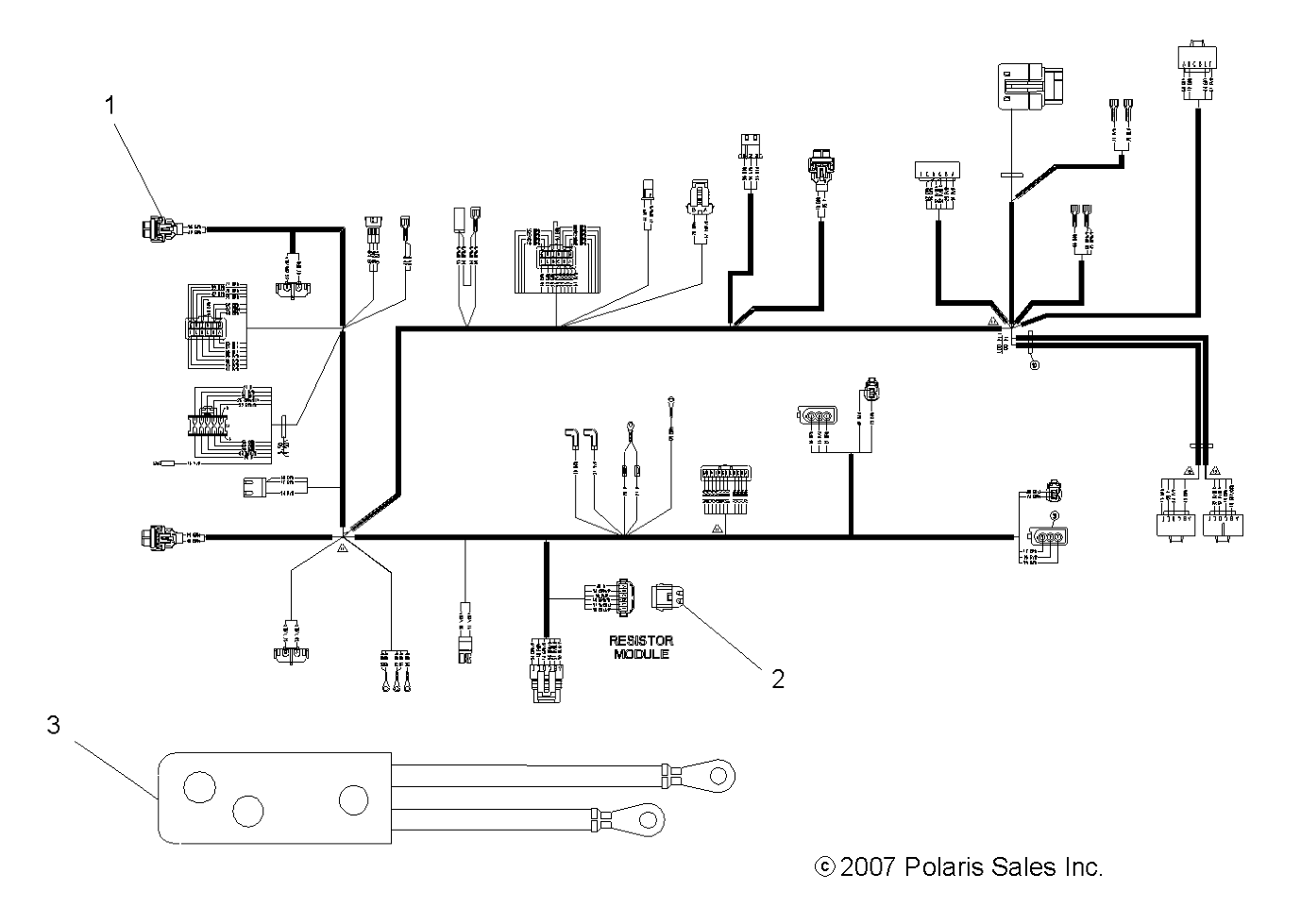Schema electrique polaris sportsman 850