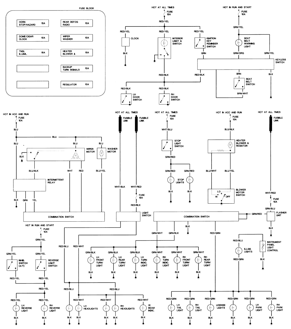 Schema electrique mazda 323f