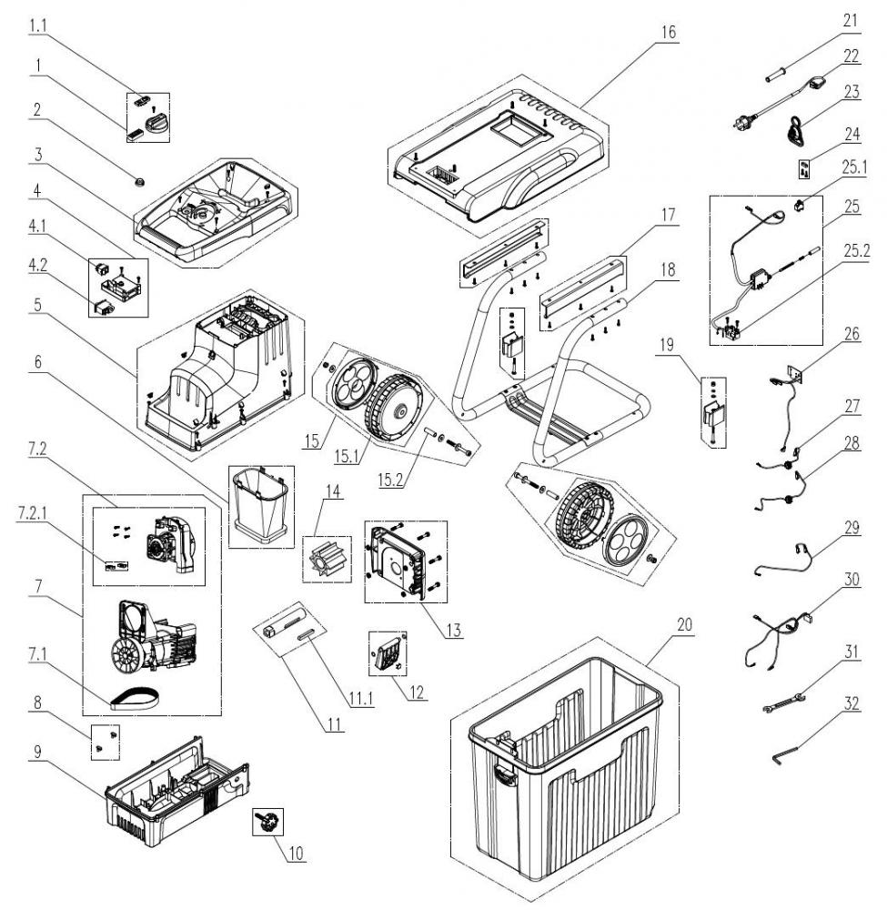 Schema electrique broyeur