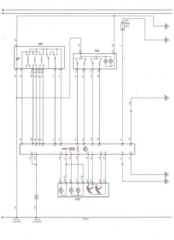 Schema vitre electrique laguna 2