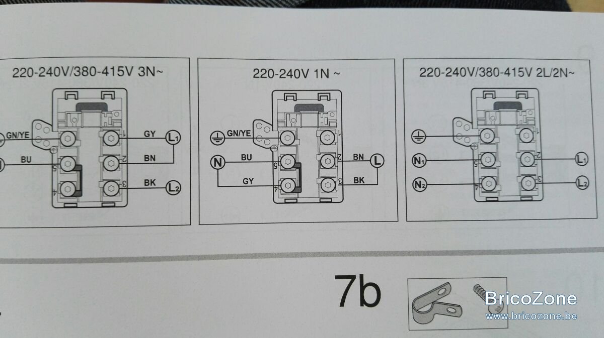 Schema electrique d'une plaque a induction
