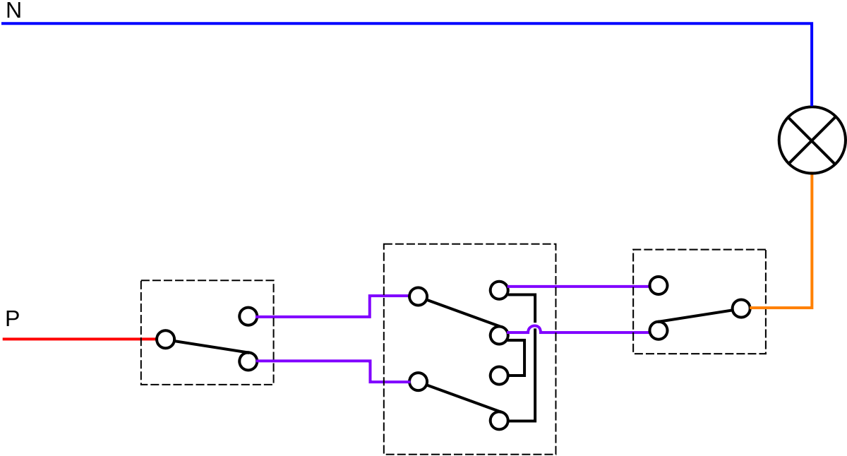 Schema electrique du permutateur