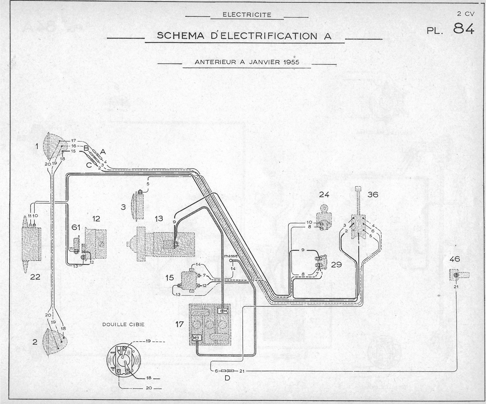 Schema electrique citroen acadiane