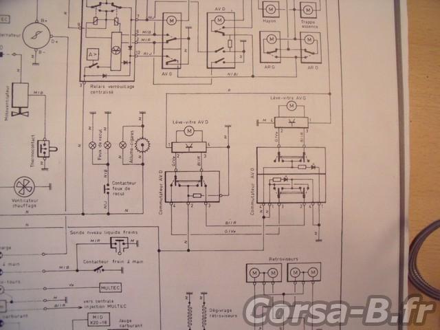 Schema electrique opel corsa