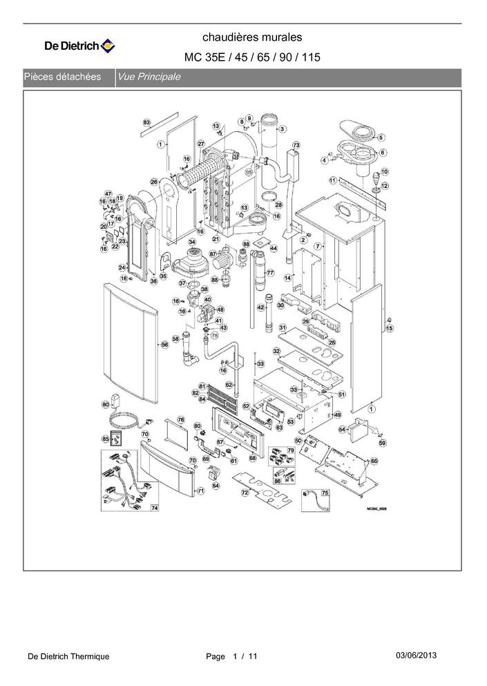 Schema electrique chaudiere de dietrich gt 120