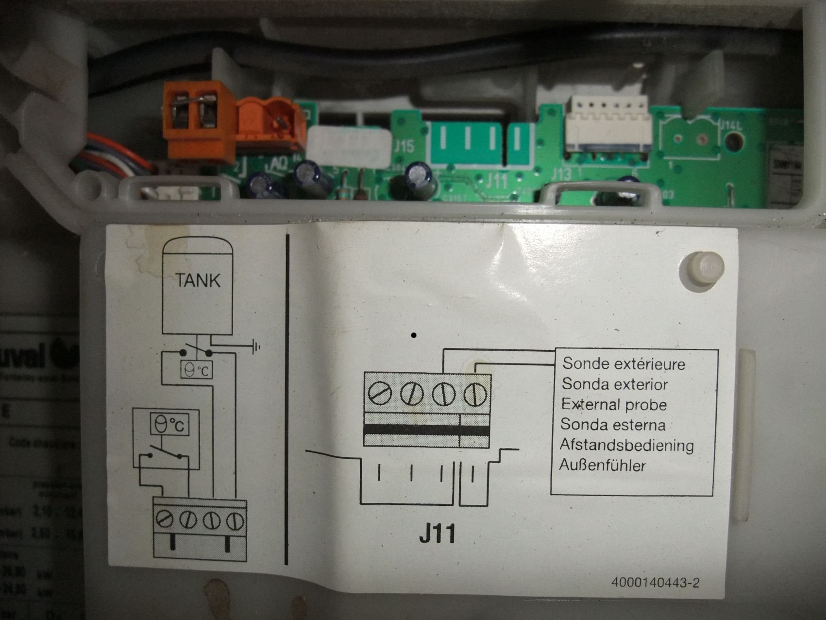 Schema electrique chaudiere saunier duval