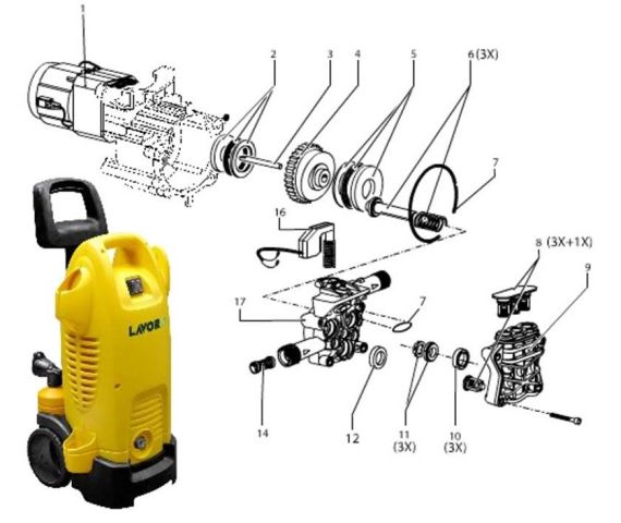 Schema electrique lavor superwash 160