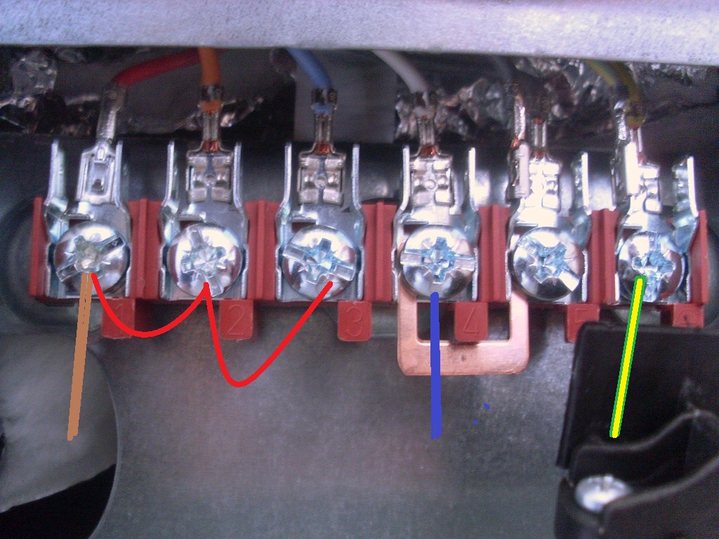 Schema branchement cuisiniere electrique