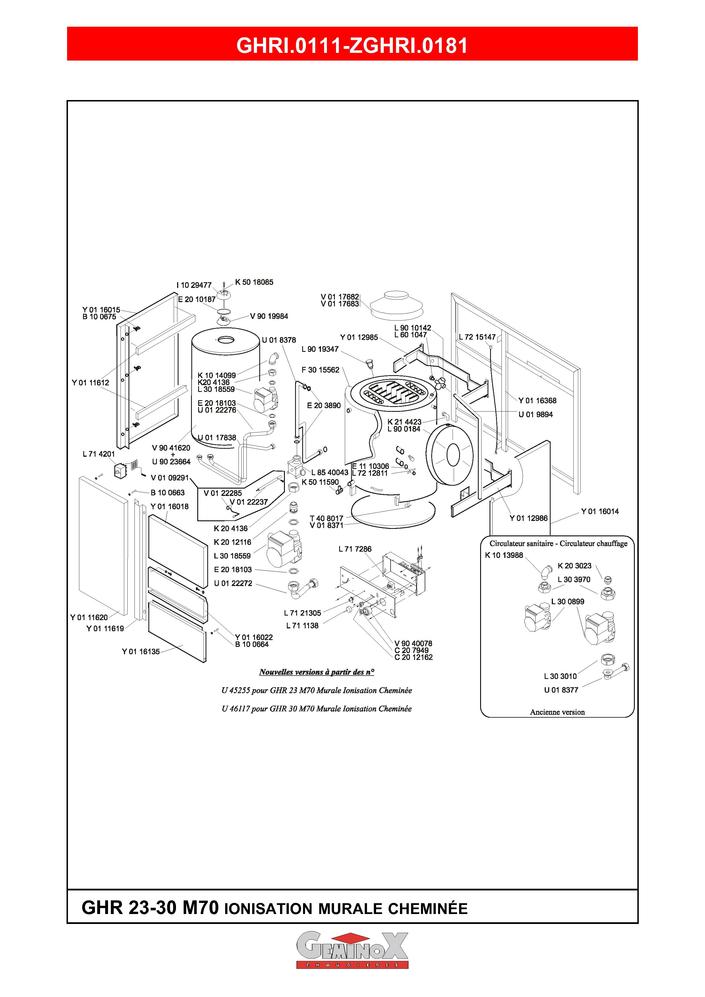 Schema electrique geminox equaline