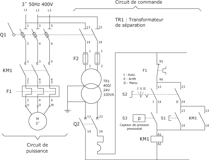 Schema puissance electrique