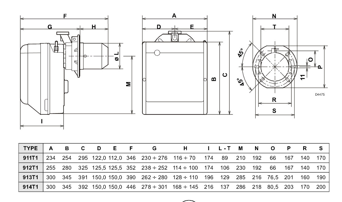 Schema electrique bruleur riello
