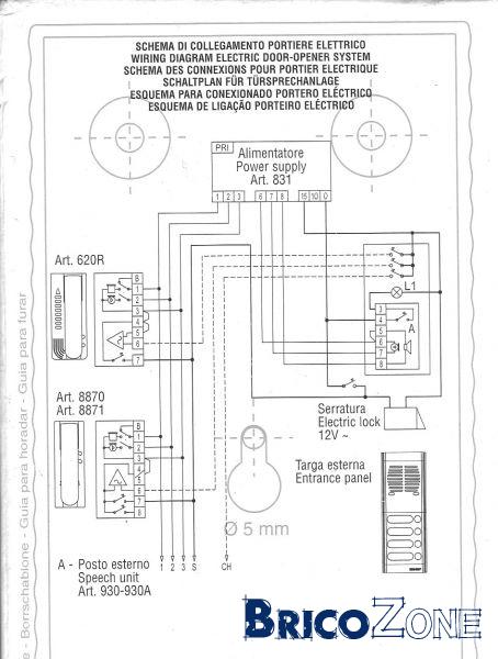 Schema electrique parlophone