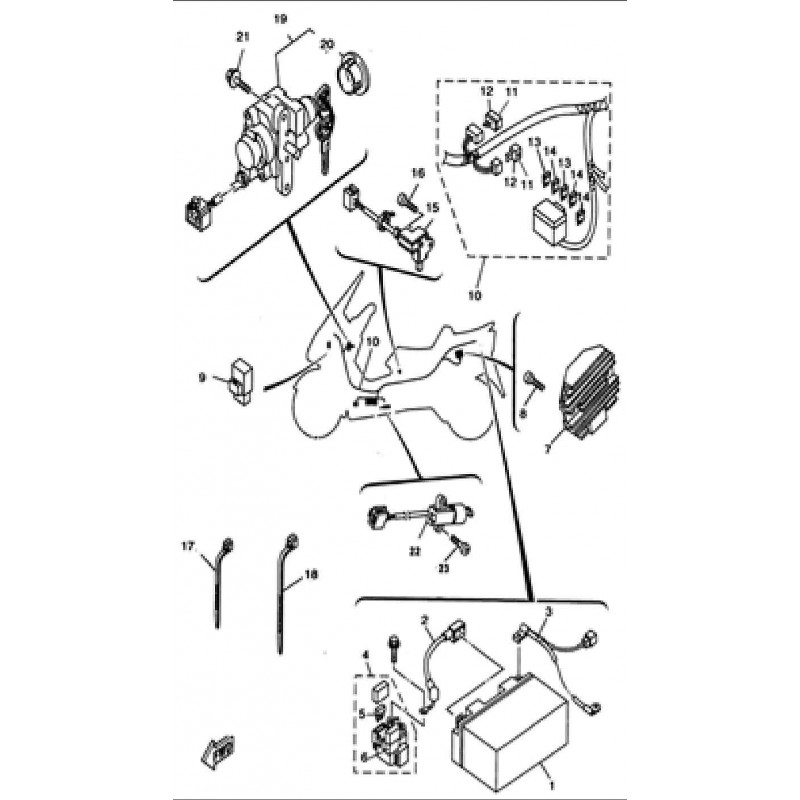 Schema electrique quad linhai