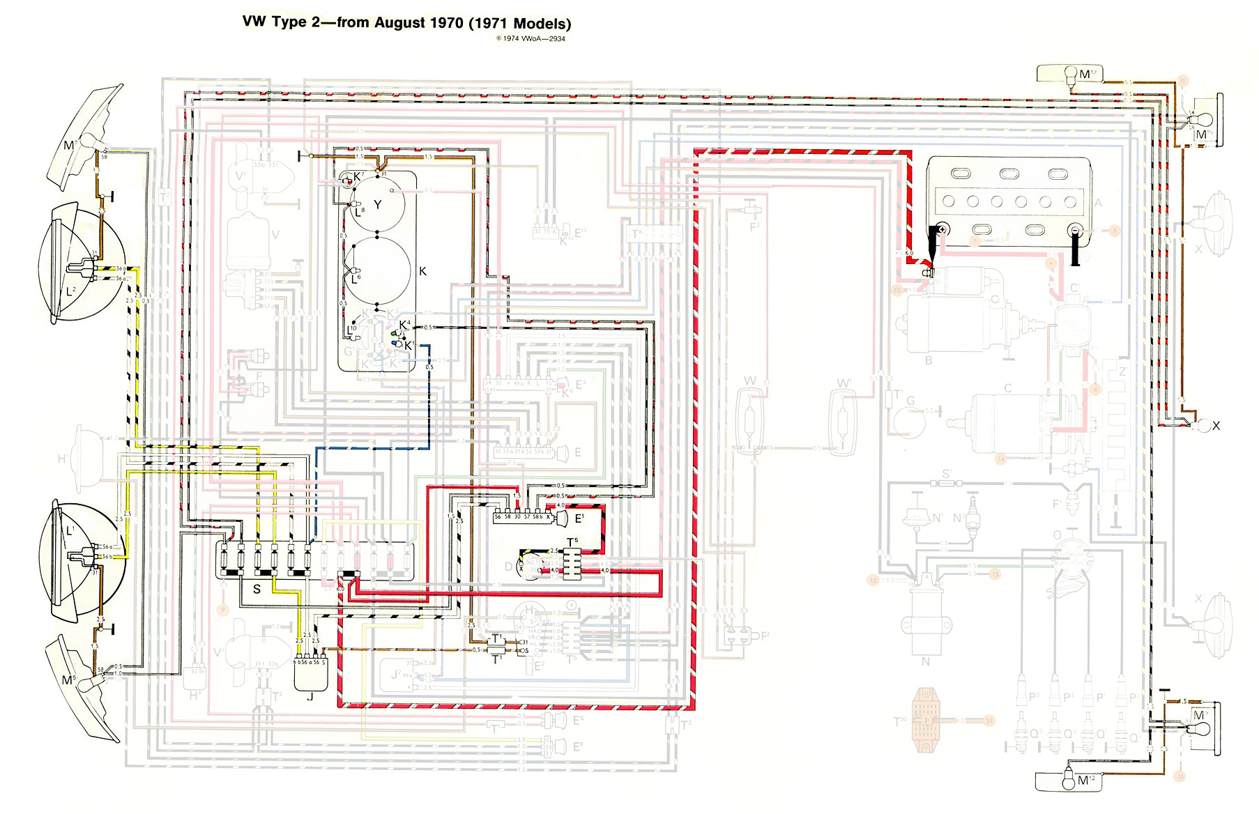 Schema electrique vw transporter t3 td