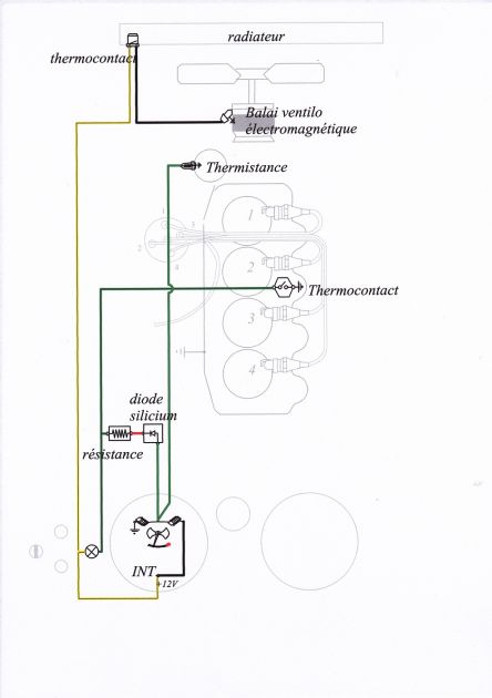 Schema electrique peugeot 404