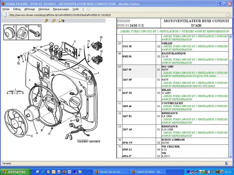 Schema electrique peugeot 807