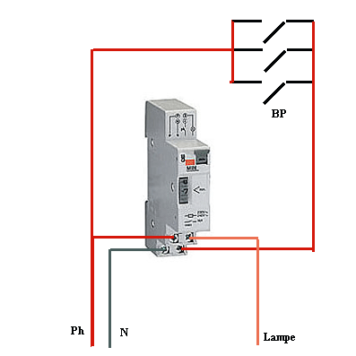 Schema electrique minuterie merlin gerin