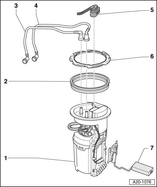Schema electrique jauge a carburant