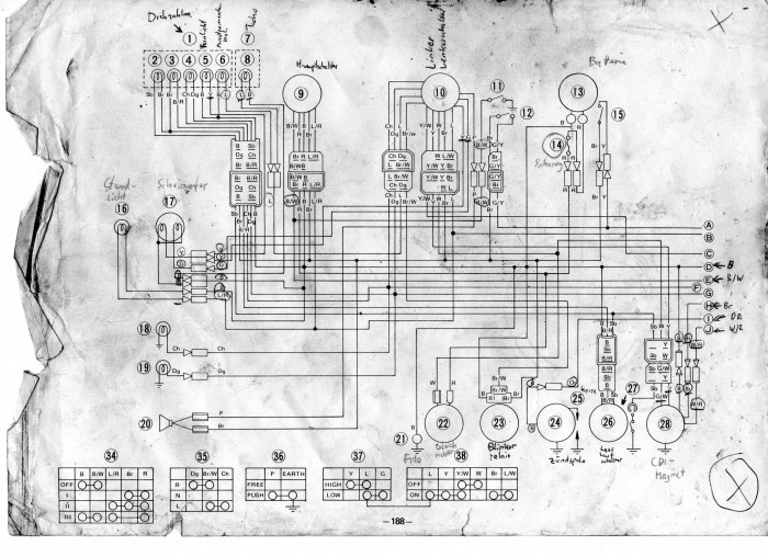 Schema electrique moto yamaha dt 50
