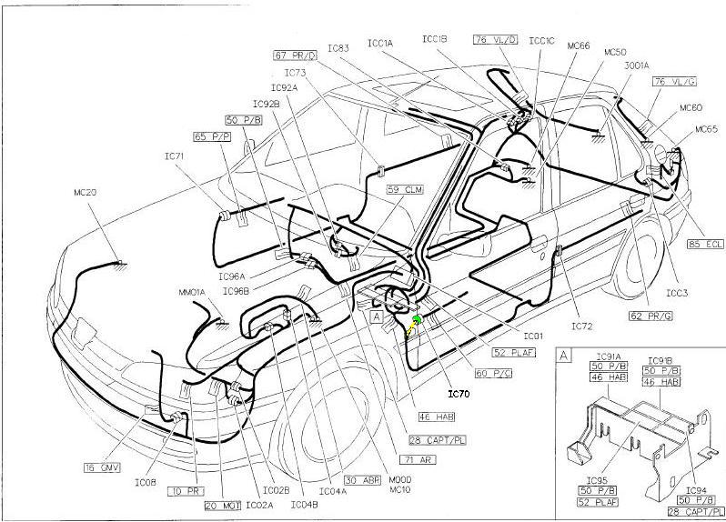 Schema electrique porte 106 xsi
