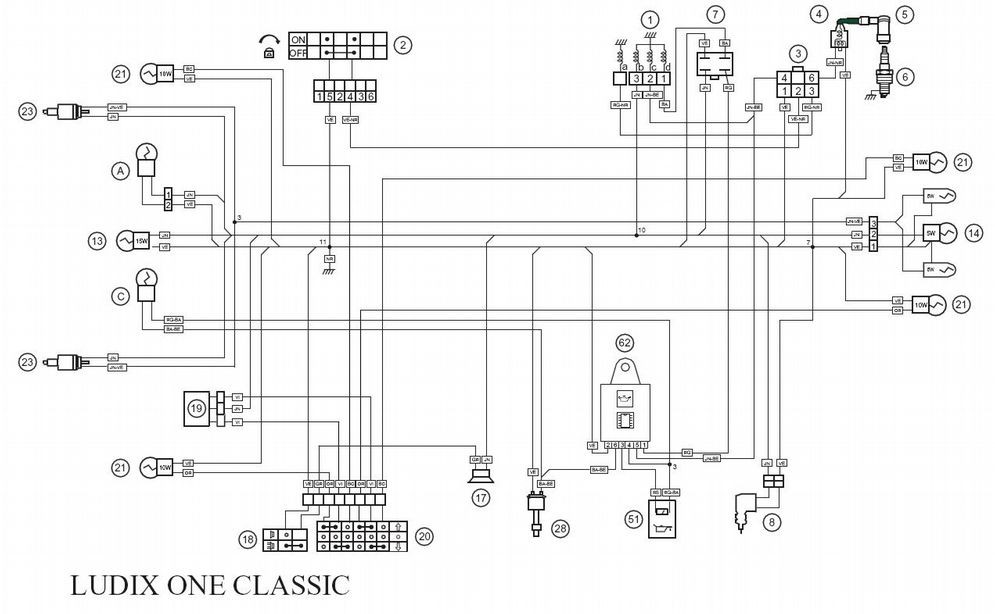 Schema electrique moto 50cc