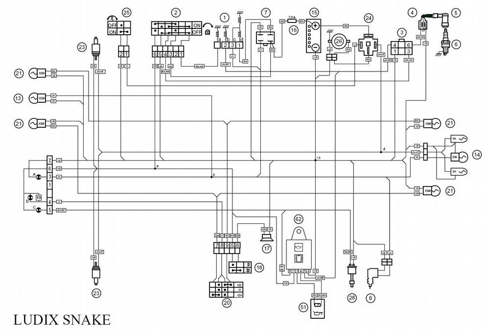 Schema electrique mbk x power