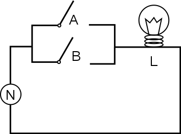 Schema electrique avec pile plate