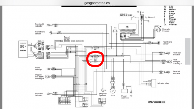 Schema electrique sherco