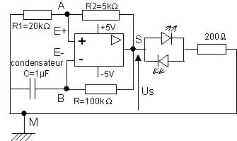 Oscillateur électrique schéma