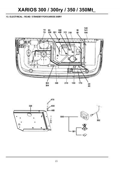 Schema electrique xarios 200