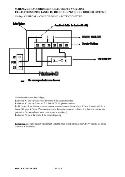 Schema electrique coup de poing