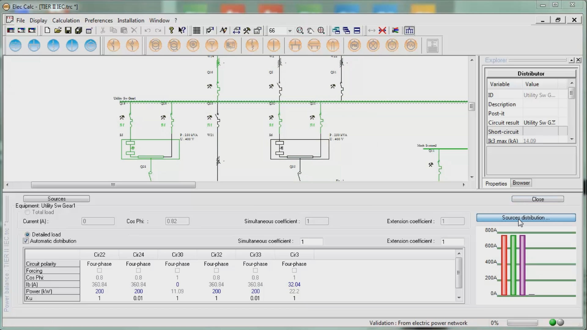 Logiciel calcul schema electrique