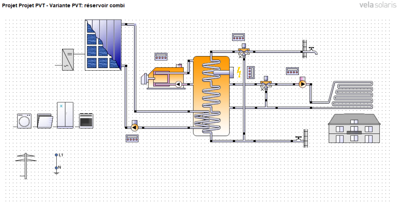 Schema chaudiere electrique plancher chauffant