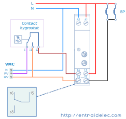 Schema electrique de la vmc