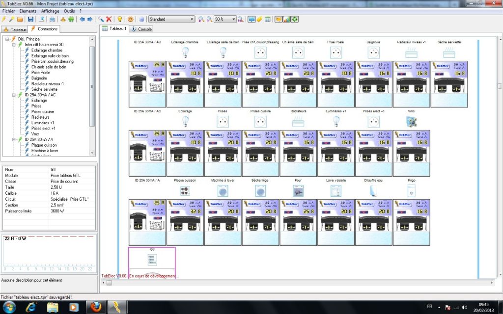 Logiciel schema unifilaire tableau electrique