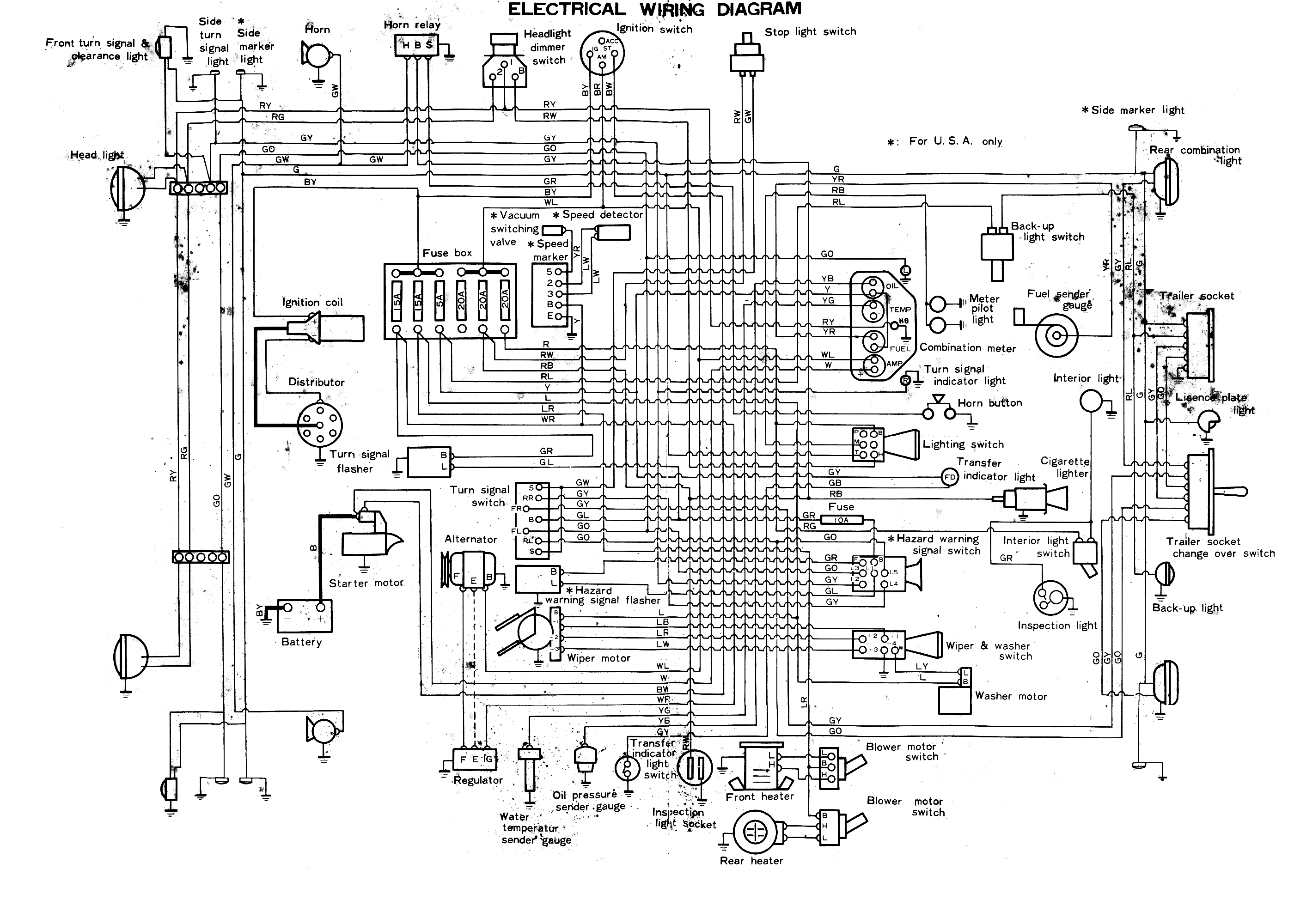 Schema electrique lj70