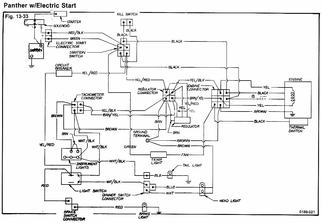 Schema electrique 600 thundercat
