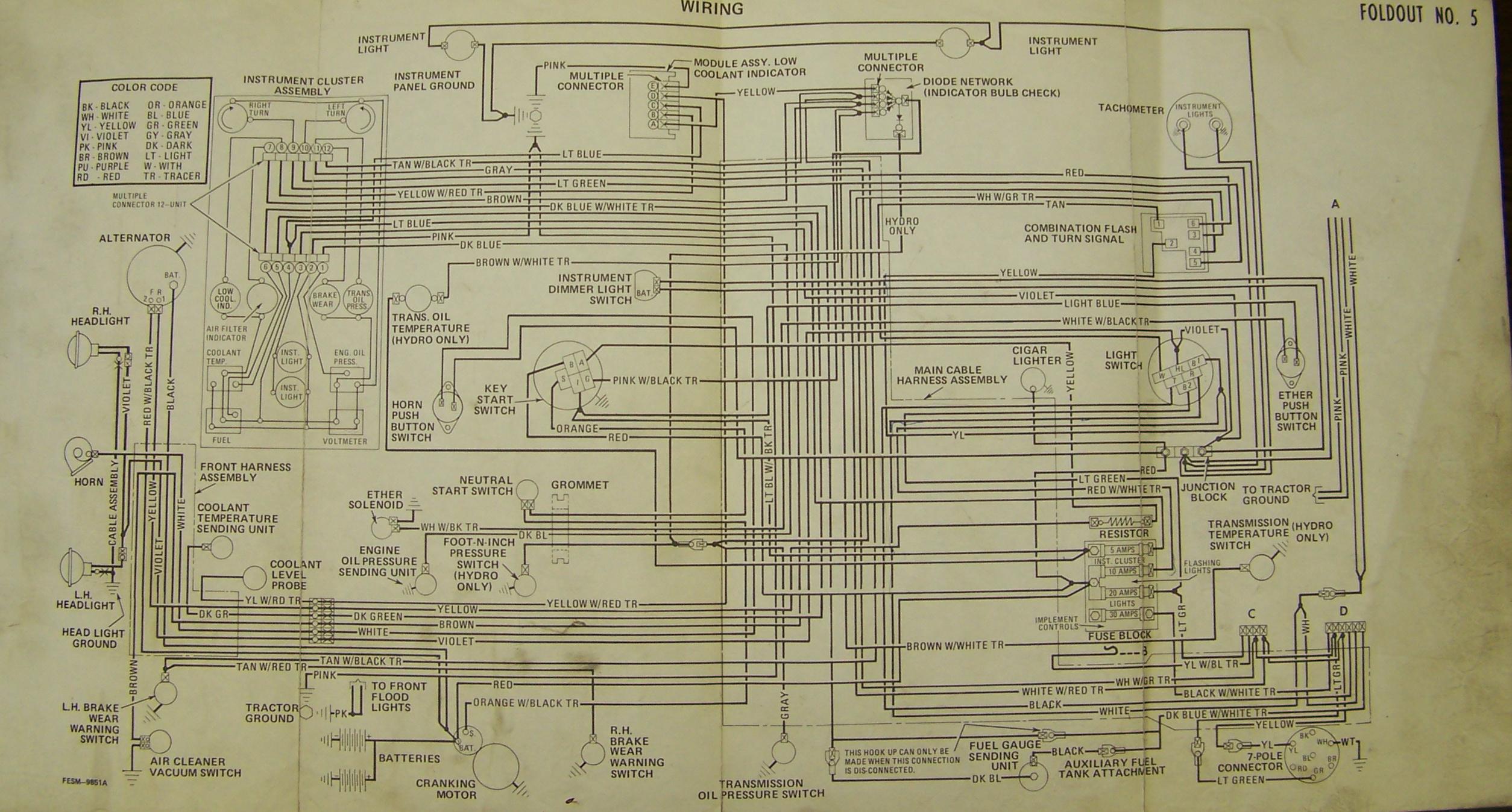 Schema electrique case maxxum