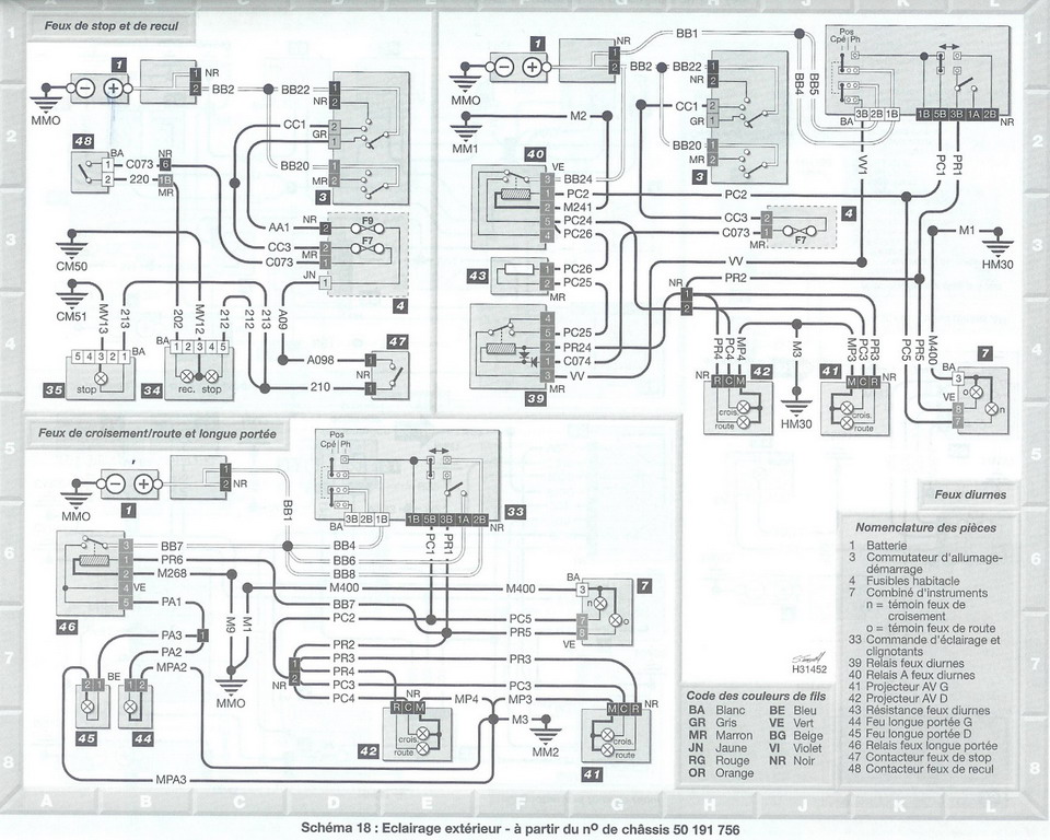 Schema electrique 106 1.5d