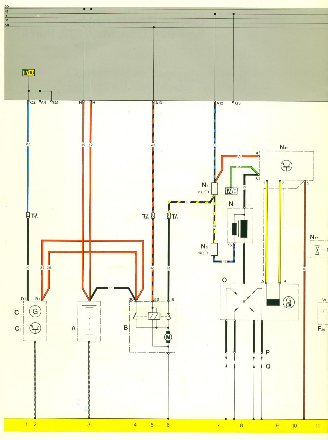 Schema electrique allumage porsche 944