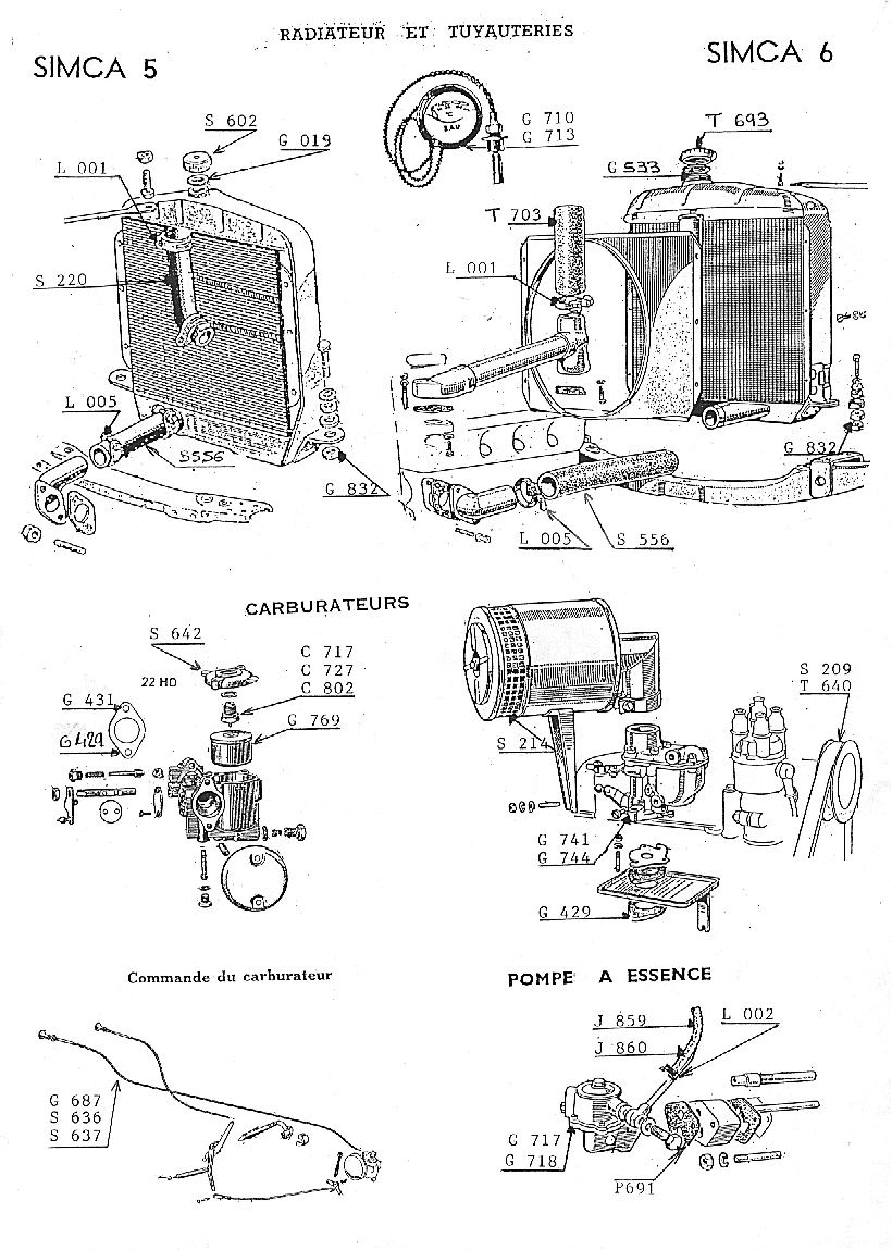 Schema electrique simca 5
