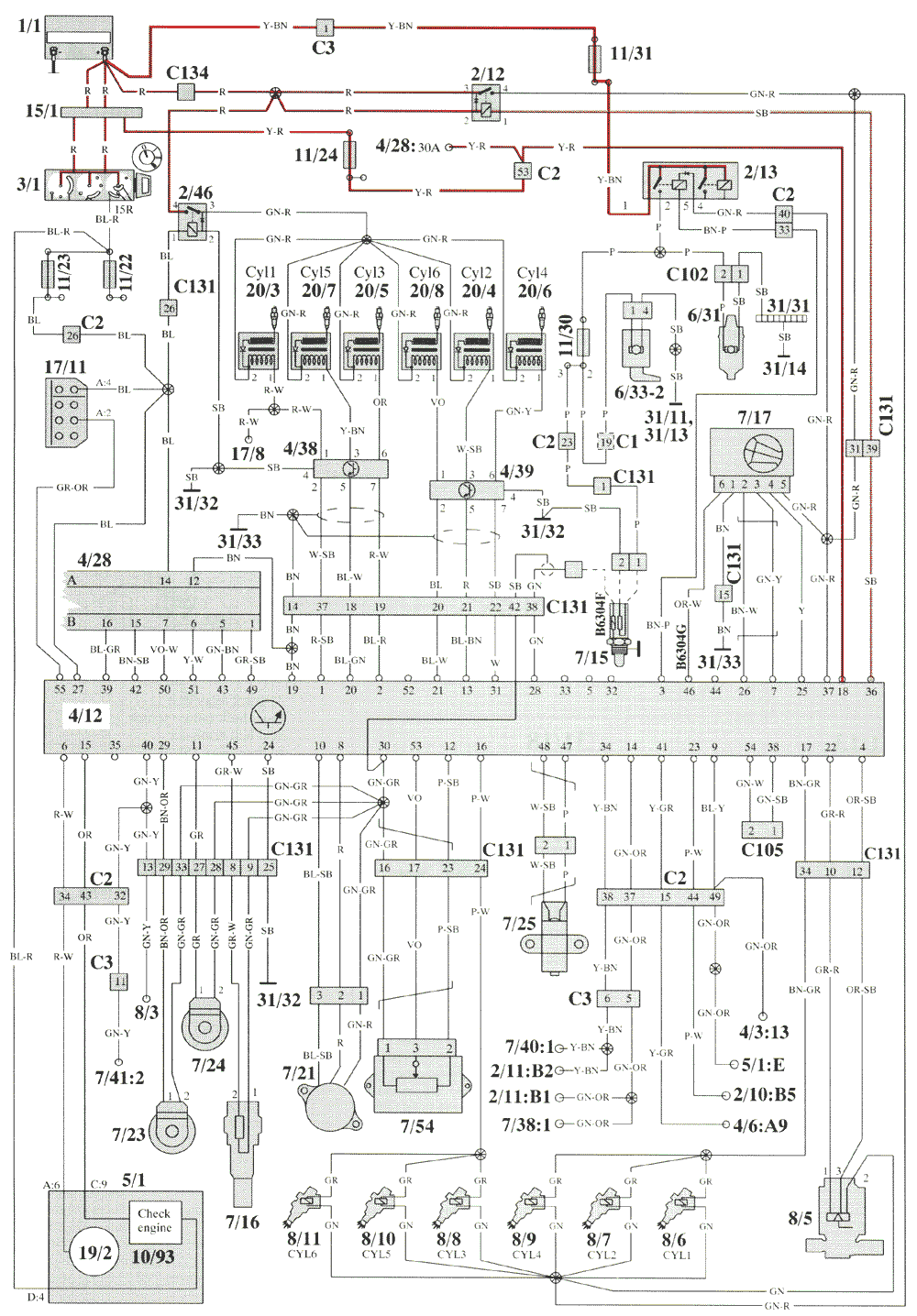 Schema electrique volvo v40