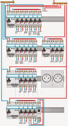 Schema electrique en triphase