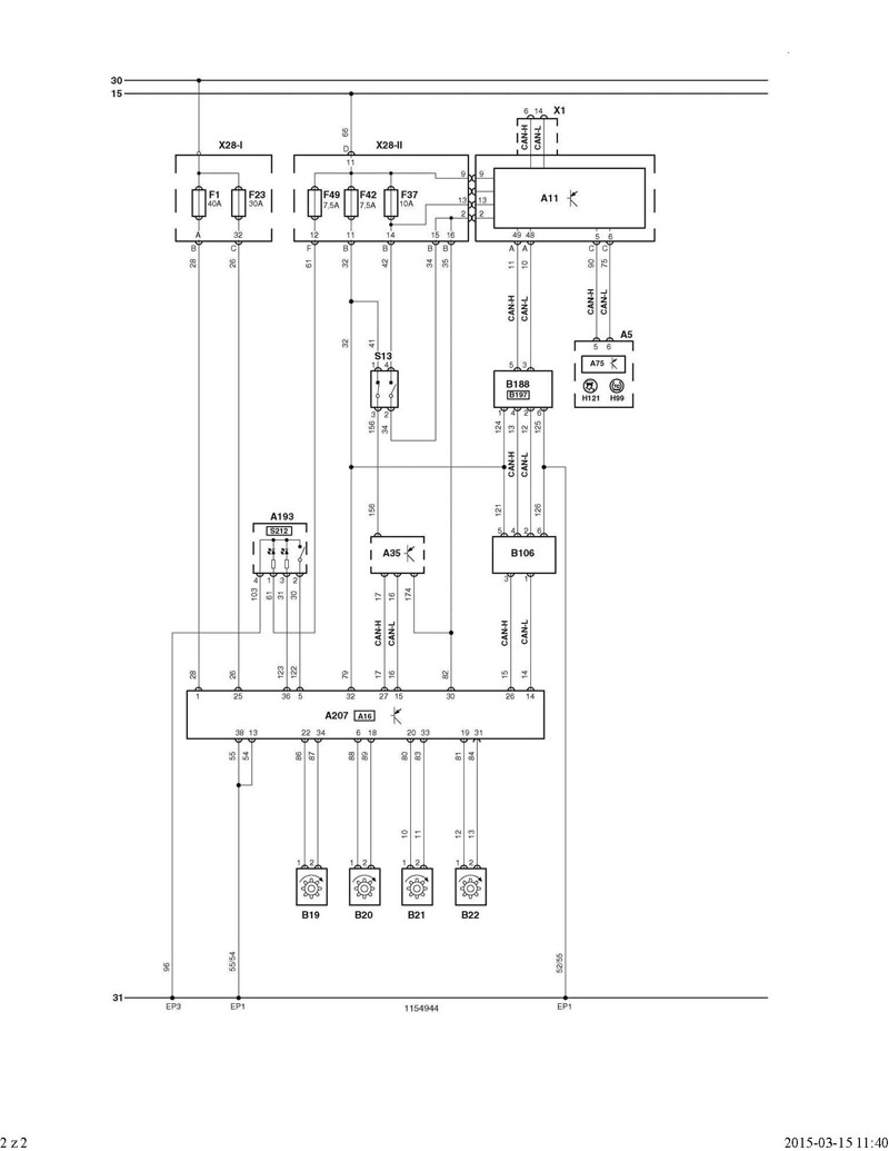 Schema electrique citroen xsara vts