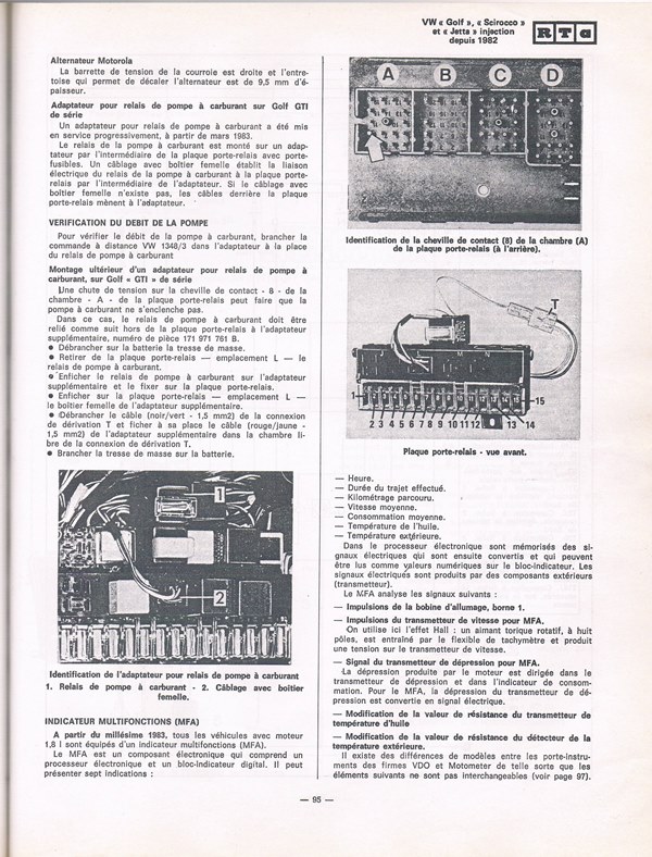 Schema electrique golf g60