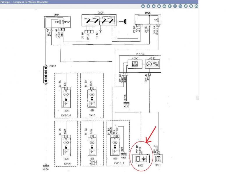 Schema electrique 206 1.6 hdi