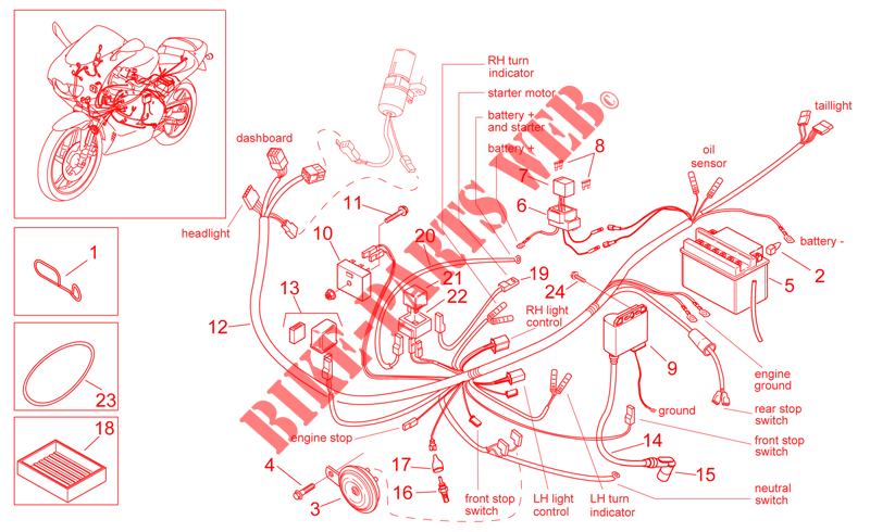 Schema electrique aprilia sr 50