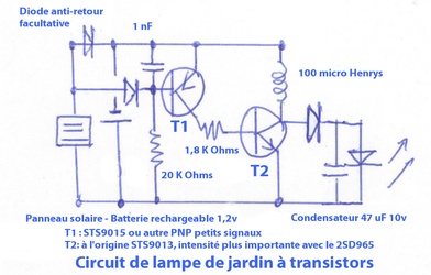 Schema electrique borne solaire